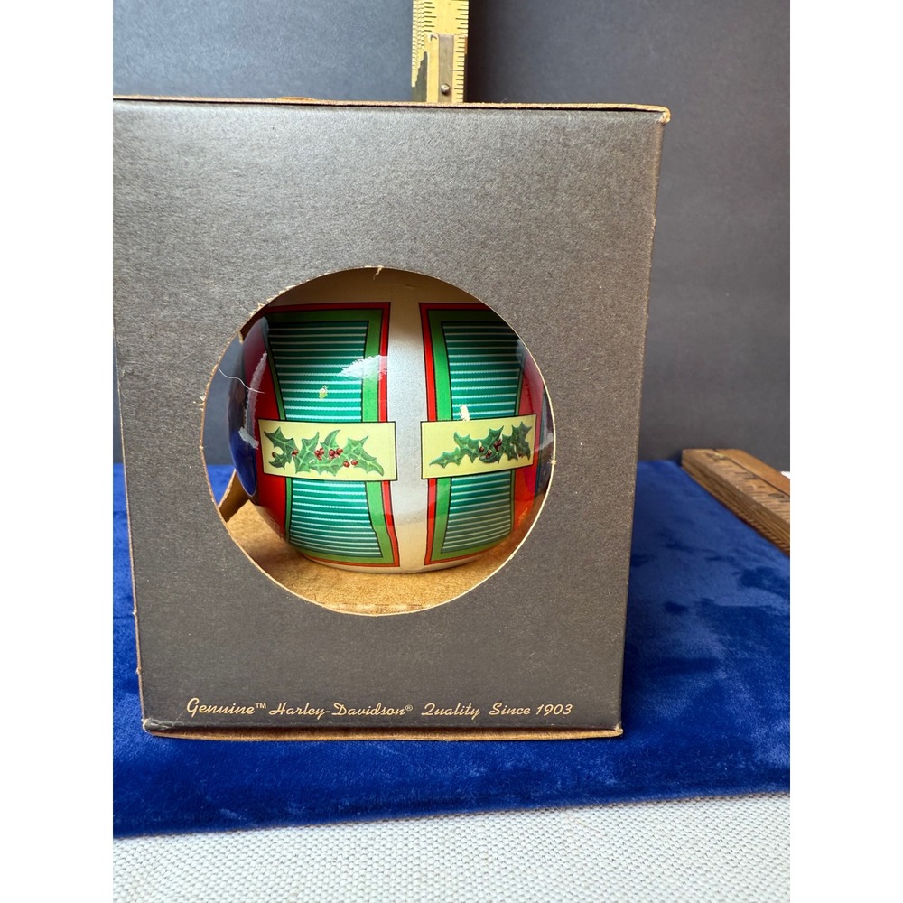 Harley Davidson Christmas Ornament 2001 Series‎ 3 Bringing Home The Tree limited - Picture 9 of 11